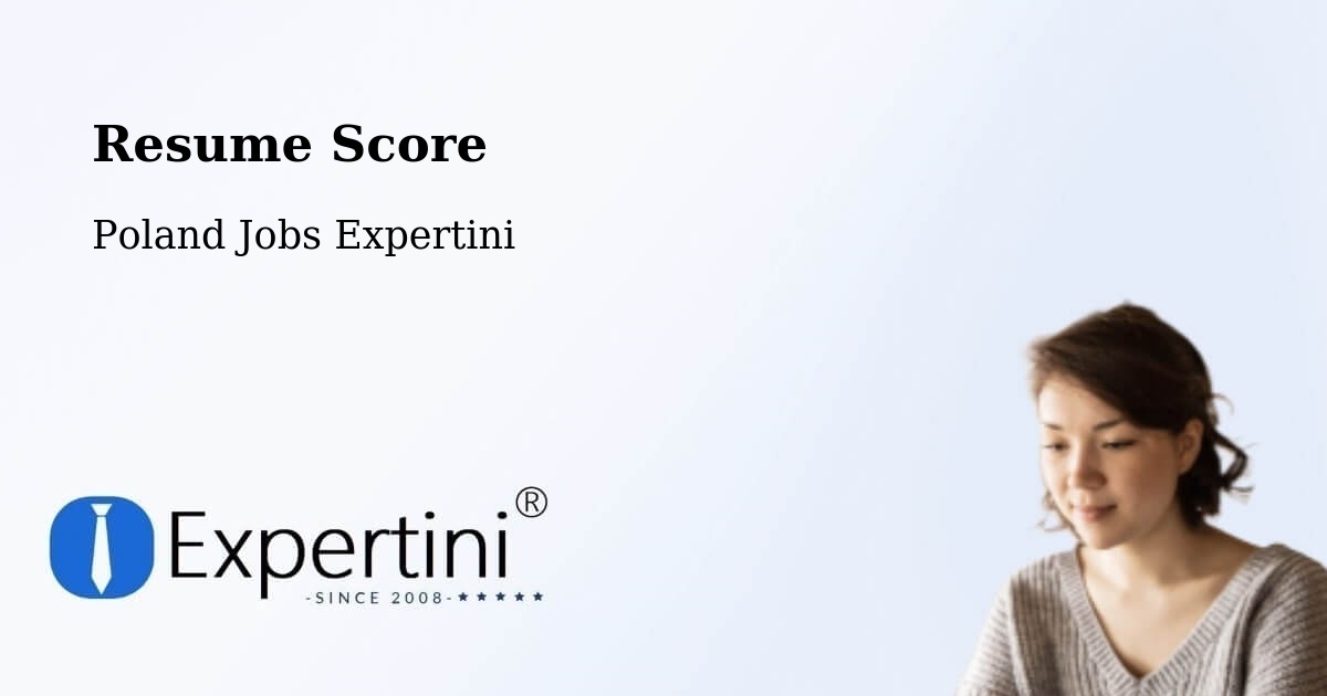Resume Score & Job Description Match Tool – Dobre - Poland Jobs Expertini